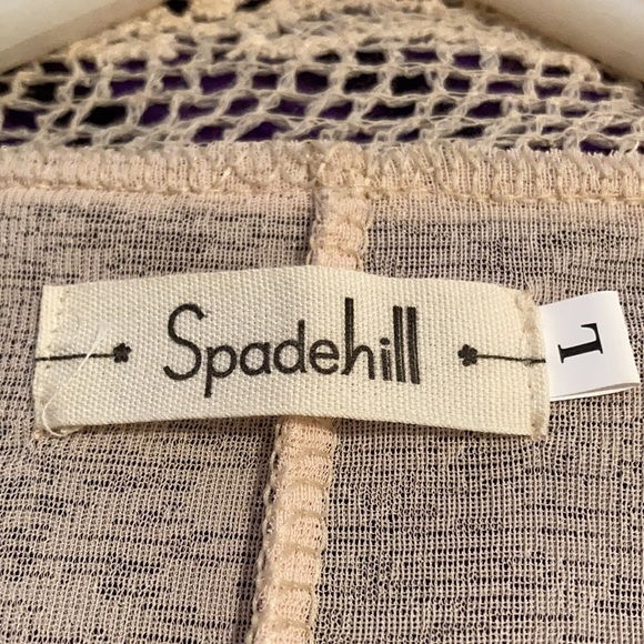 Spadehill lace trim bell sleeve duster - Picture 3 of 6